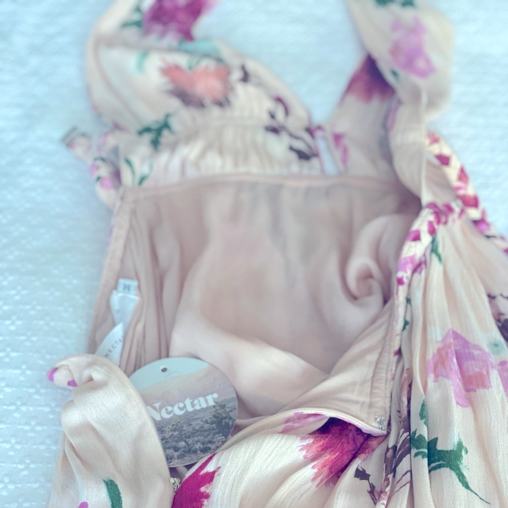 Backless halter dress